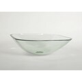 Baden Bath Clear Glass Vessel Square Sink