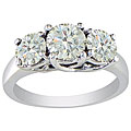 14k White Gold 1 3/4ct Diamond Three-stone Ring (I-J, I1-I2)