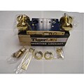 Mortise Gate Left Hand Double Cylinder Lock Set