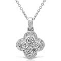 14k Gold 1/2ct TDW Round Diamond Necklace (G-H, VS)
