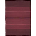 Hand-woven Calvin Klein Flatweave Burgundy Wool Rug (8'3 x 11')