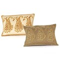 Goa Paisley Silk Beaded Pillow