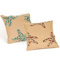 St. Tropez Beaded Starfish Pillow