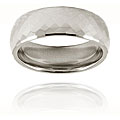 Faceted Polished Tungsten Ring with 288 Facets
