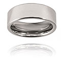 Tungsten Flat Polished Band (8 mm)