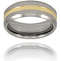 Tungsten Carbide Goldplated Band (8 mm)