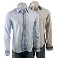 English Laundry Men's Check Long-sleeve Shirt