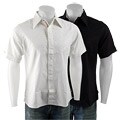 English Laundry Men's Embroidered Short-sleeve Shirt