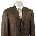 Joseph Abboud Men's Brown 2-button Blazer