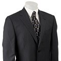 Joseph Abboud Men's Navy 2-button Pinstripe Suit