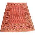 Pakistani Persian Bokhara Red Rug (8' x 12')