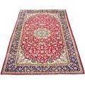 Persian Isfahan Red/ Navy Wool Rug (8' x 12'8)