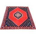Persian Shiraz Red/ Navy Rug (8'4 x 10')