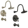 Fontaine Oil Rubbed Bronze Tub & Shower Set