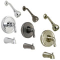 Fontaine Old English Chrome In-wall Tub & Shower Set