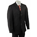 Kenneth Cole Men's Charcoal Wool 3-button Suit