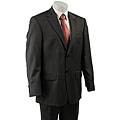 Nautica Men's Grey 3-button Center-vent Wool Suit