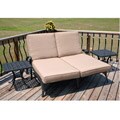 Summer Time 3-piece Black Patio Furniture Set