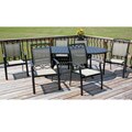 Columbia 7-piece Black Dining Set