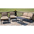 Monte Carlo Bronze 6-piece Conversational Group Dining Rockers