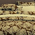 Gramercy Paisley Chocolate Pillow Set