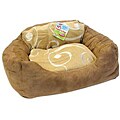 Suede Dog Couch Medium Pet Bed