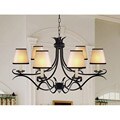 Iron 6-light Chandelier