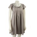 Sugar Lips Women's Short-sleeve Pleated Dress