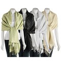 Himalaya Trading Co. Hand-woven Metallic Shawl