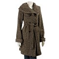 Ellen Tracy Women's Herringbone Wool Coat