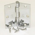Hager 3.5-inch Square Polished Chrome Door Hinge