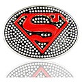 Rhinestone Red Superman Buckle and Belt