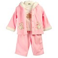 Take Me Home Infant Girl's 3-piece Pants Set