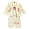 Take Me Home Infant Girl's 3-piece Pants Set
