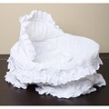 White Eyelit Baby Basket Bundle