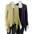 Sisters Women's Cable Trim Wrap Sweater