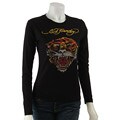 Ed Hardy Women's 'Tiger' Long-sleeve T-shirt