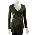 Ed Hardy Women's 'Death or Glory' Long-sleeve T-shirt
