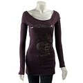 Ed Hardy Women's 'Skull and Roses' Long-sleeve T-shirt