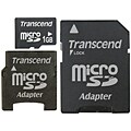 Transcend 1GB Micro SD Card with Two Adapters