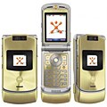 Motorola V3XX Gold Razar Unlocked Quad Band Phone