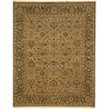 Hand-knotted Chamba Hand-spun Wool Rug (6' x 9')