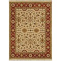 Hand-knotted Melur Hand-spun Wool Rug (8' x 10')