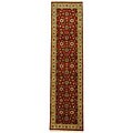 Hand-knotted Chamba Hand-spun Wool Rug (3' x 12')