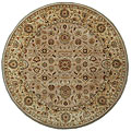 Hand-knotted Kalyan Hand-spun Wool Rug (8' Round)