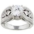 14k White Gold 3/4ct TDW Diamond Engagement Ring (G-H, SI-I1)