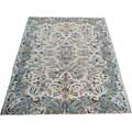 Persian Kashan Light Blue/ Grey Rug (9'9 x 12'4)