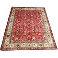 Persian Tabriz Red/ Ivory Rug (9'8 x12'8)
