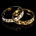Studded Leopard Print Bangle