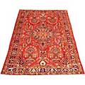 Persian Sarough Red/ Black Rug (9'1 x 12'10)